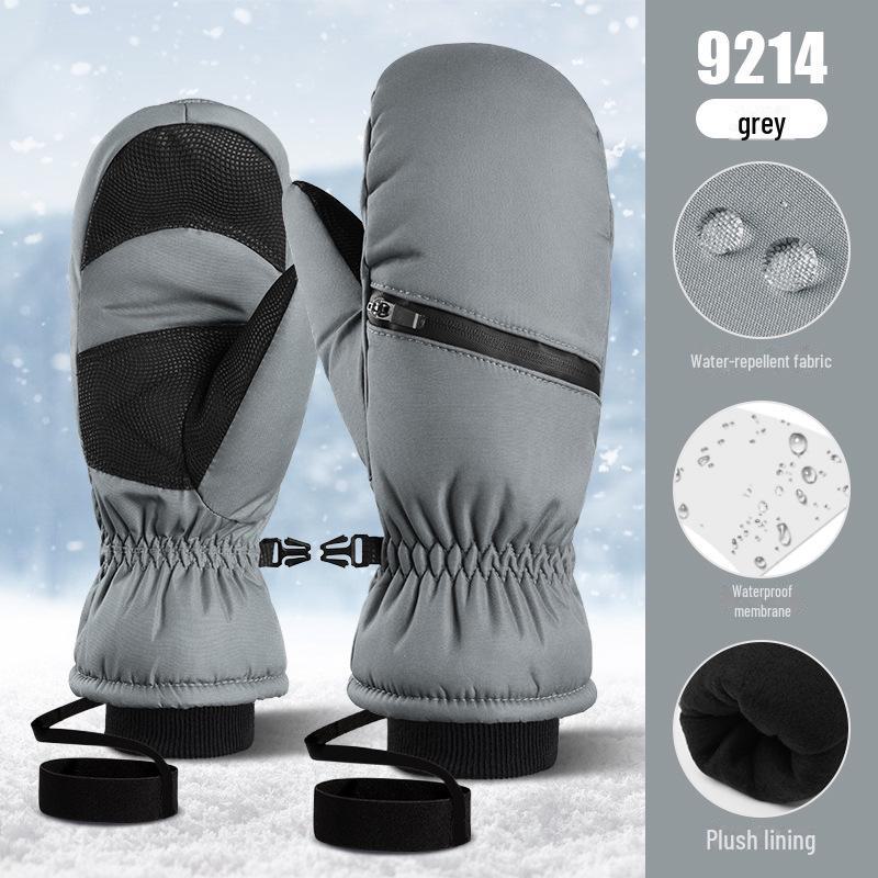 Waterproof Warm Ski Gloves for Men & Women - Winter Outdoor Mountaineering & Cold-Proof Gear