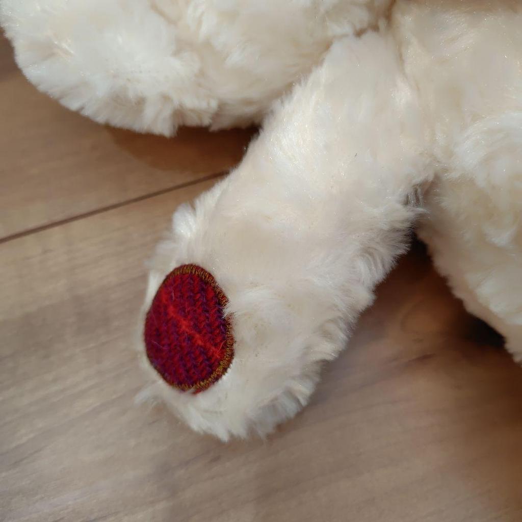 [USED] Merrythought Afternoon Tea x Harris Tweed Teddy Bear Cheeky Bear