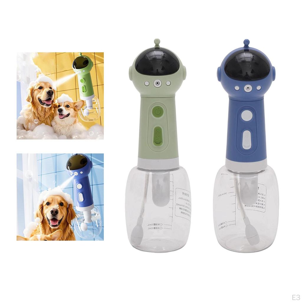 Electric Dog Shampoo Dispenser Sprayer Foaming Soap Foamer for Cat