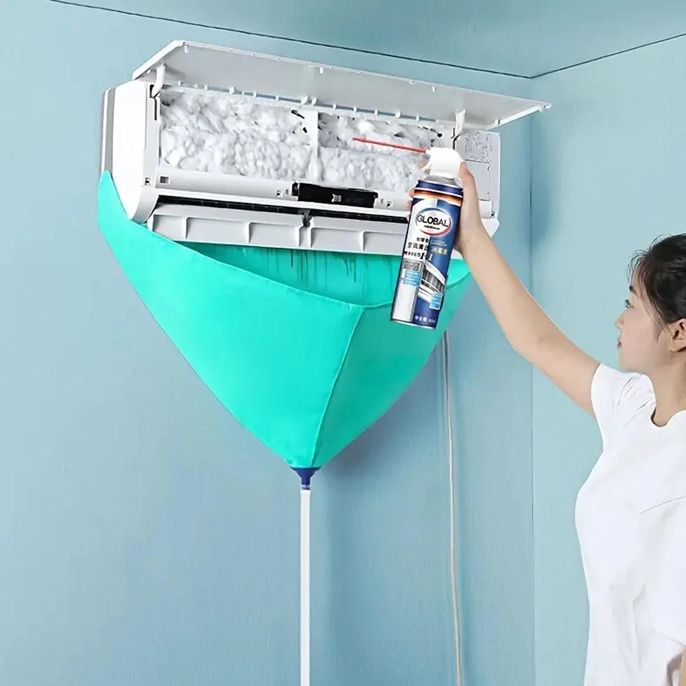 Air Conditioning Cleaning Kit Air Coditioning Cleaning Cover Leak-proof Cover Full with Water Pipe Disassembly-free Clean Tools