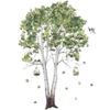 Large Tree Wall Stickers Living Room Decoration Bedroom Home Decor Removable Fresh Plants Wall Decals Room Decorative Wallpapers