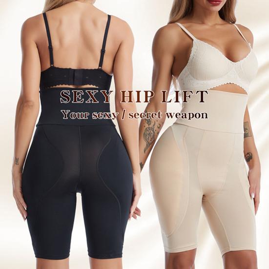 Женские трусы для коррекции ягодиц Брюки с высокой талией для коррекции живота Корректирующее белье для бедер с подушечками Корректирующее белье для бедер Трусы для повседневной носки