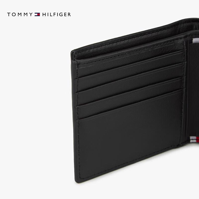 Tommy Hilfiger Мужской кожаный кошелек двойного сложения