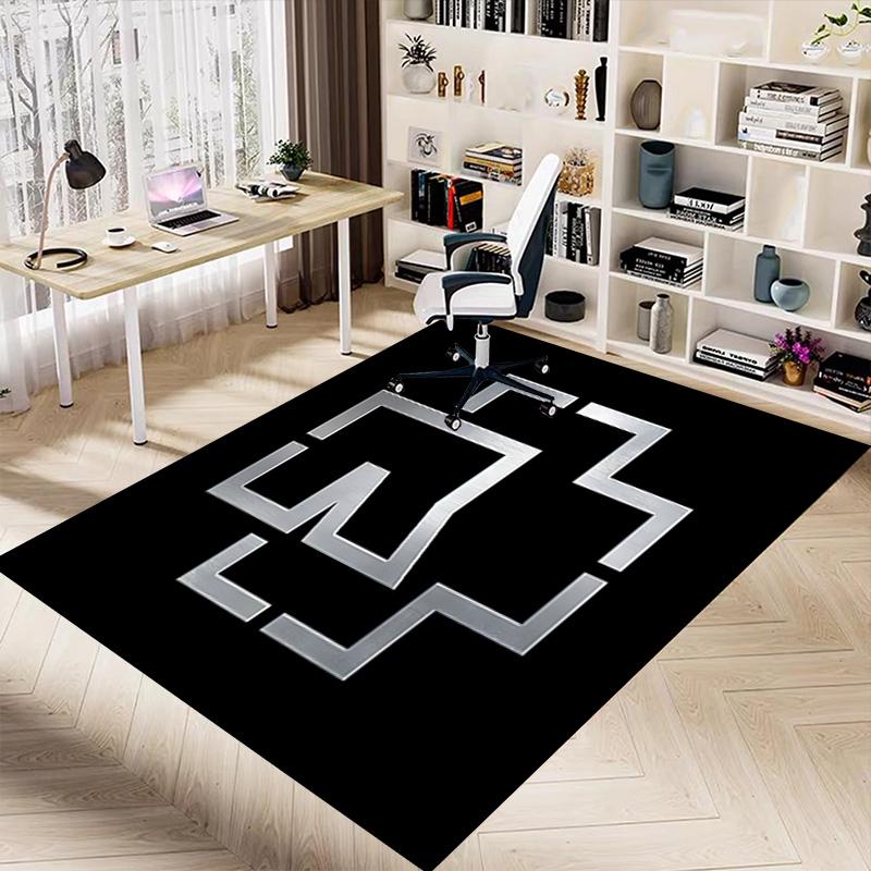1pc Fire Metal Energy Carpet for Playroom Bedroom Living Room Sofa Home Decor,kids Game Area Rug Non-slip Floor Mat Y730163