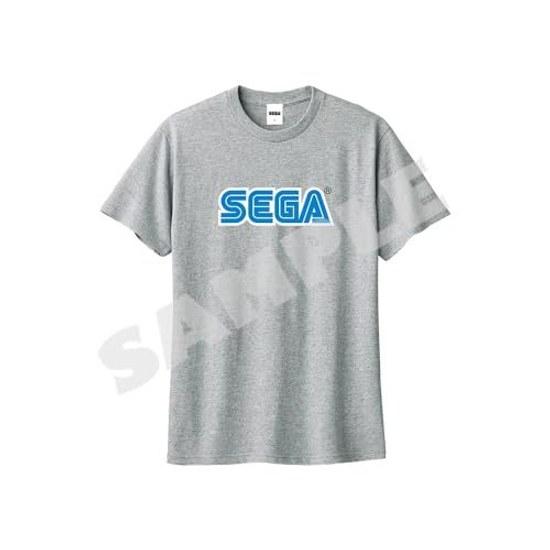 Однотонная футболка Sega Logo Серая Размер L