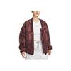 Nike Naomi Osaka All-Over Print Fashion Comfortable Jacket Women Jacket Burgundy FV7796-652