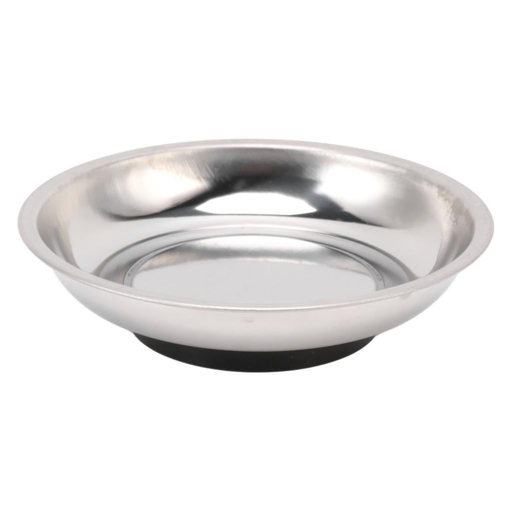 6 Inch Round Magnetic Parts Tray Stainless Steel Magnetic Tools Bowl for Screws Nuts Bolts and