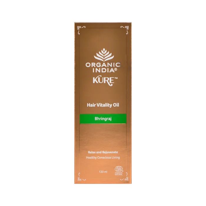 Масло для волос с Брингараджем (120 мл), Hair Vitality Oil Bhringraj,  Organic India