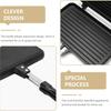 Aluminium Zinc Zinc Alloy Breakfast Sandwich Baking Pan Heat-resistant Sandwich Maker  Waffle