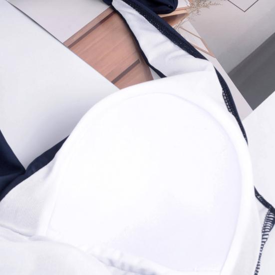 V-neck Maternity Swimwear Padded Breathable Slim Fit Pregnancy Swimsuit for Water