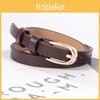 Halfround Buckle Womens Belt Versatile Minimalist Decorative Style Korean