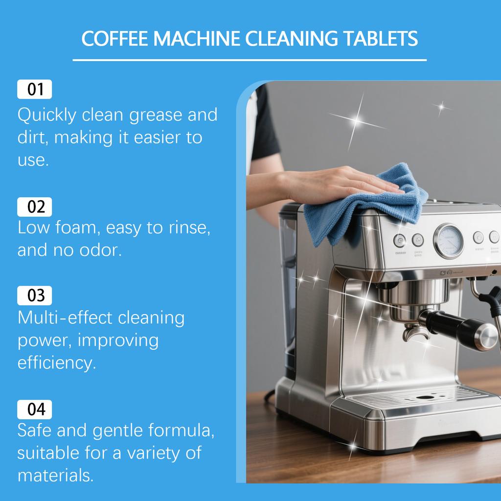 Coffee Machine Cleaning Sheet For Cleaning Scale And Stains, Stainless Steel Coffee Machine Filter Screen Cleaning Sheet.