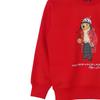 Polo Ralph Lauren Sweatshirt Kids Round Neck Pullover Slim Fit Long Sleeve Red Kids Sweatshirt 323960439-001
