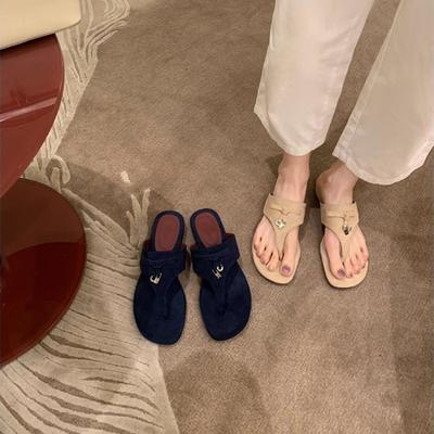 Натуральная кожа! Темпераментный елочка носок кисточка верхняя одежда низкий каблук крутые тапочки женщина