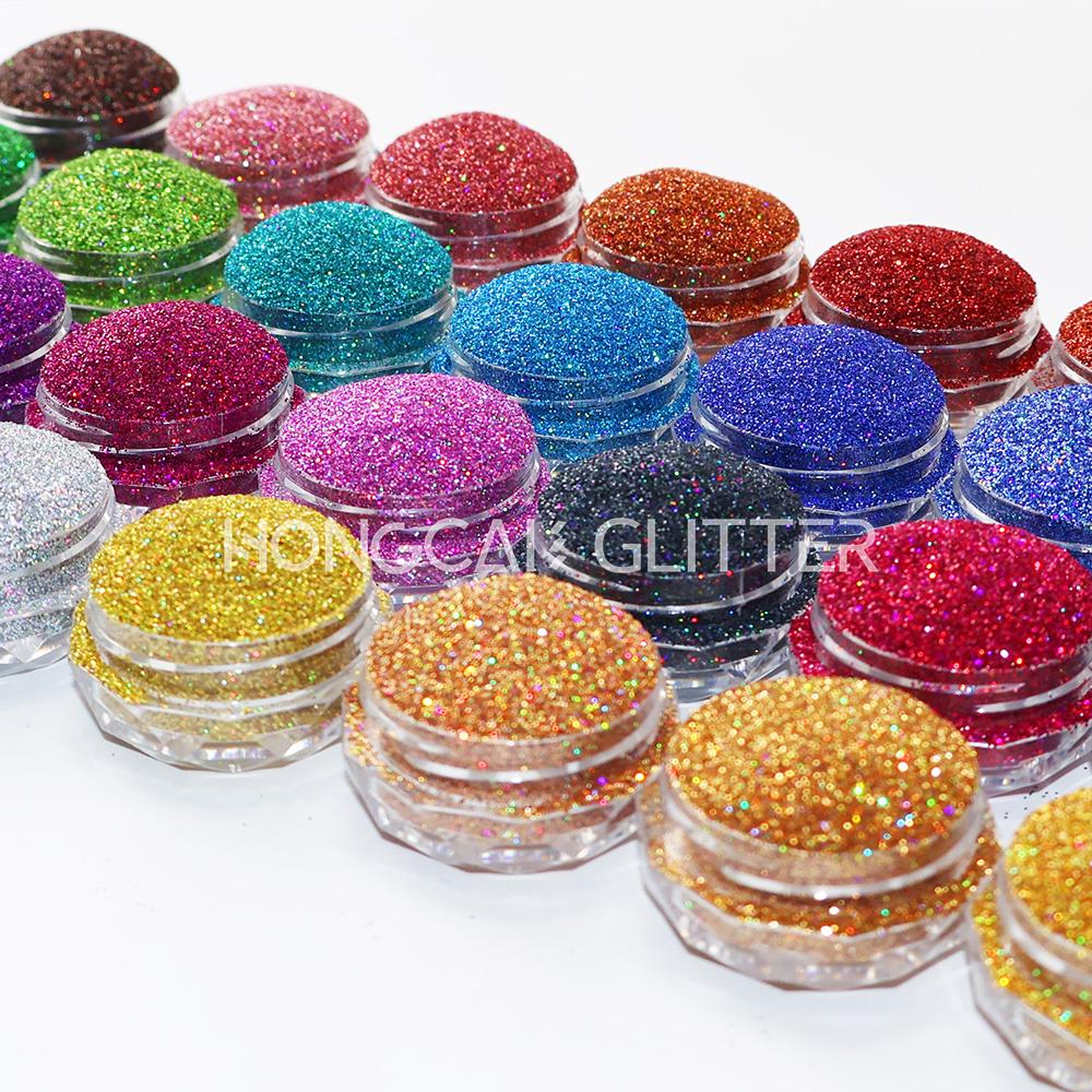 Holographic extra Fine Glitter Powder Bulk Nails Glitter for Resin Tumblers Polyester Glitters