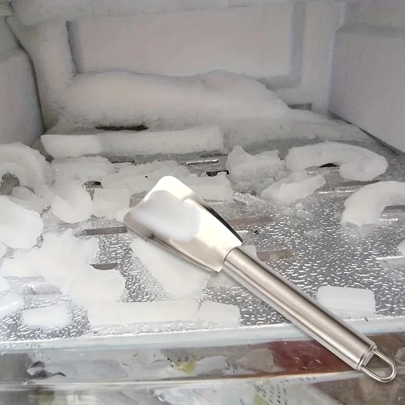 1 шт. Лопатка для удаления льда из нержавеющей стали, инструмент для чистки холодильника и дома, нескользящий инструмент, скребок для льда, лопатка для разморозки, кухонные инструменты для холодильника