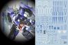 HG RG MG PG RE HiRM Robot MS Decals Style for MG 00 Fluorescent!! Detail-Up Water-Transfer (Ebikawa 1/100 Raiser)