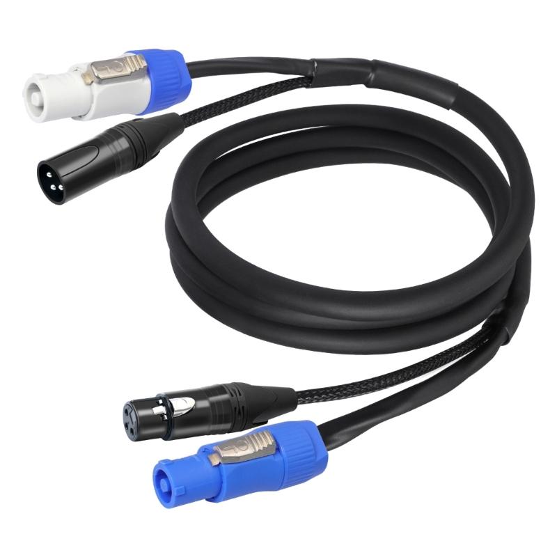 Силовой кабель XLR с высоким током, комбинированный кабель для сценического освещения, передающий как электричество, так и данные