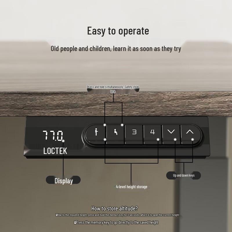 Loctek E3 Electric Smart Standing Desk