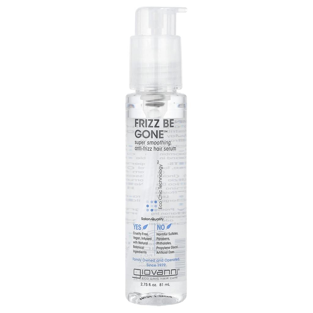 Frizz Be Gone, Super Smoothing, Frizz-Free Hair Serum, 81 Ml (2.75 Fl Oz)