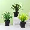 Ornament Fake Flowers Wedding Party Plants Pot Bonsai Small Potted Green Tree Grass Home Garden Decoration Artificial Plants