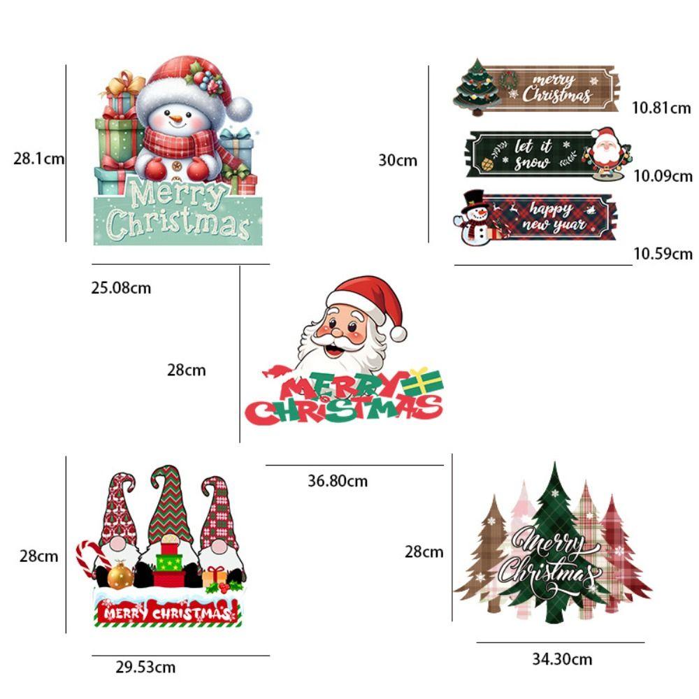 Traditional Design Christmas Door Decorations Holiday Welcome Hanging Decor  Holiday Decorating