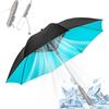 Зонт 3-в-1 с вентилятором Mister USB, заряжаемый от УФ-излучения, портативный
