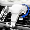360° Rotatable Plastic Gravity Car Phone Holder Car Air Vents Clip Mount Stand Phone Bracket Car Phone Navigation Bracket