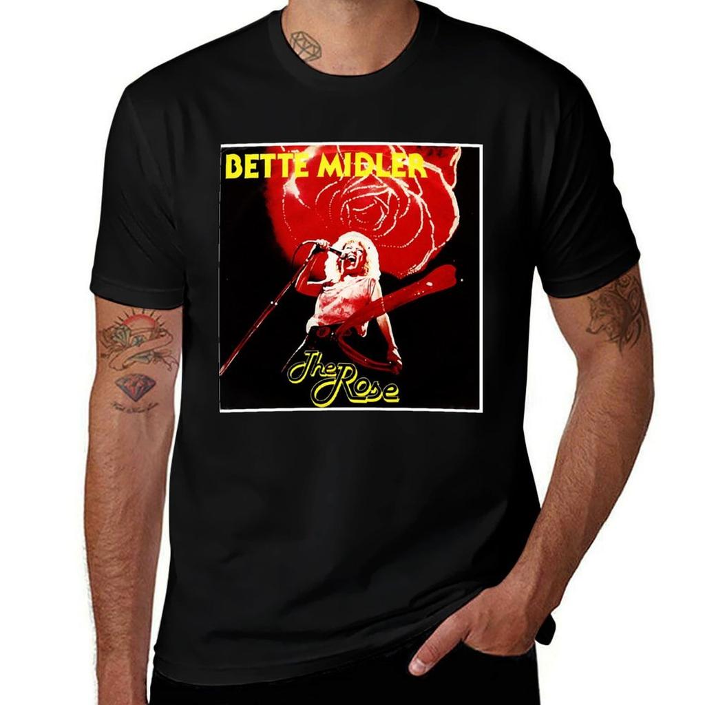 Funny Unisex Actress Midler Actress Bette Gift Movie Fans Tshirt Fitness Training Breathable Tee