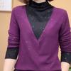 Women's 2024 Double-Sided Velvet Long-Sleeve Top – Chic, Versatile Autumn/Winter Inner Shirt
