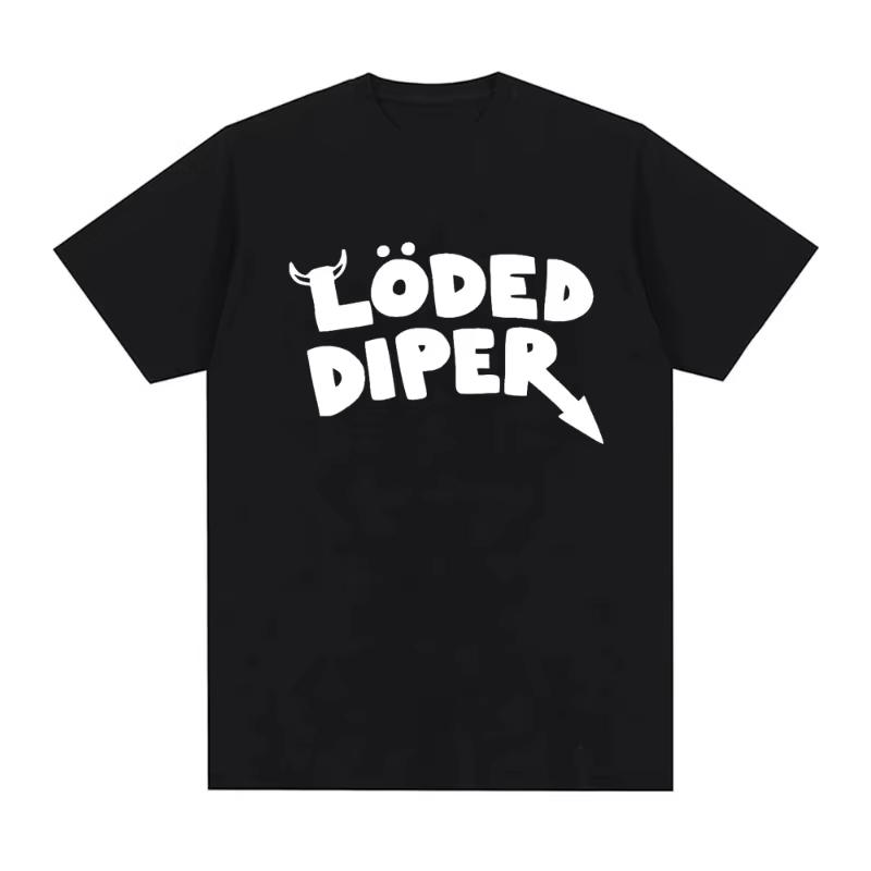 Lded Diper Diary Of A Wimpy Kid Rodricks Band Graphic Tee Cotton Unisexs Unisexs Tshirt Summer Streetwear