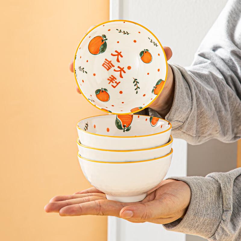 Подарочный набор керамических мисок Кои в стиле Гуочао