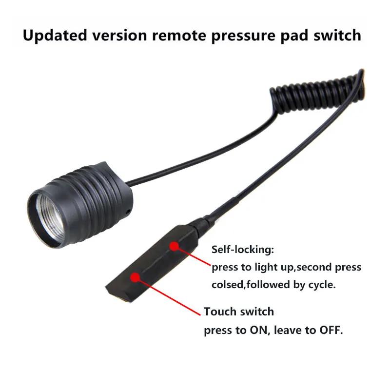 Tactical Flashlight Green/Red/ UV Light 3 Colors Hunting Flashlight Handheld Lantern Portable Torch Outdoor Waterproof Lantern