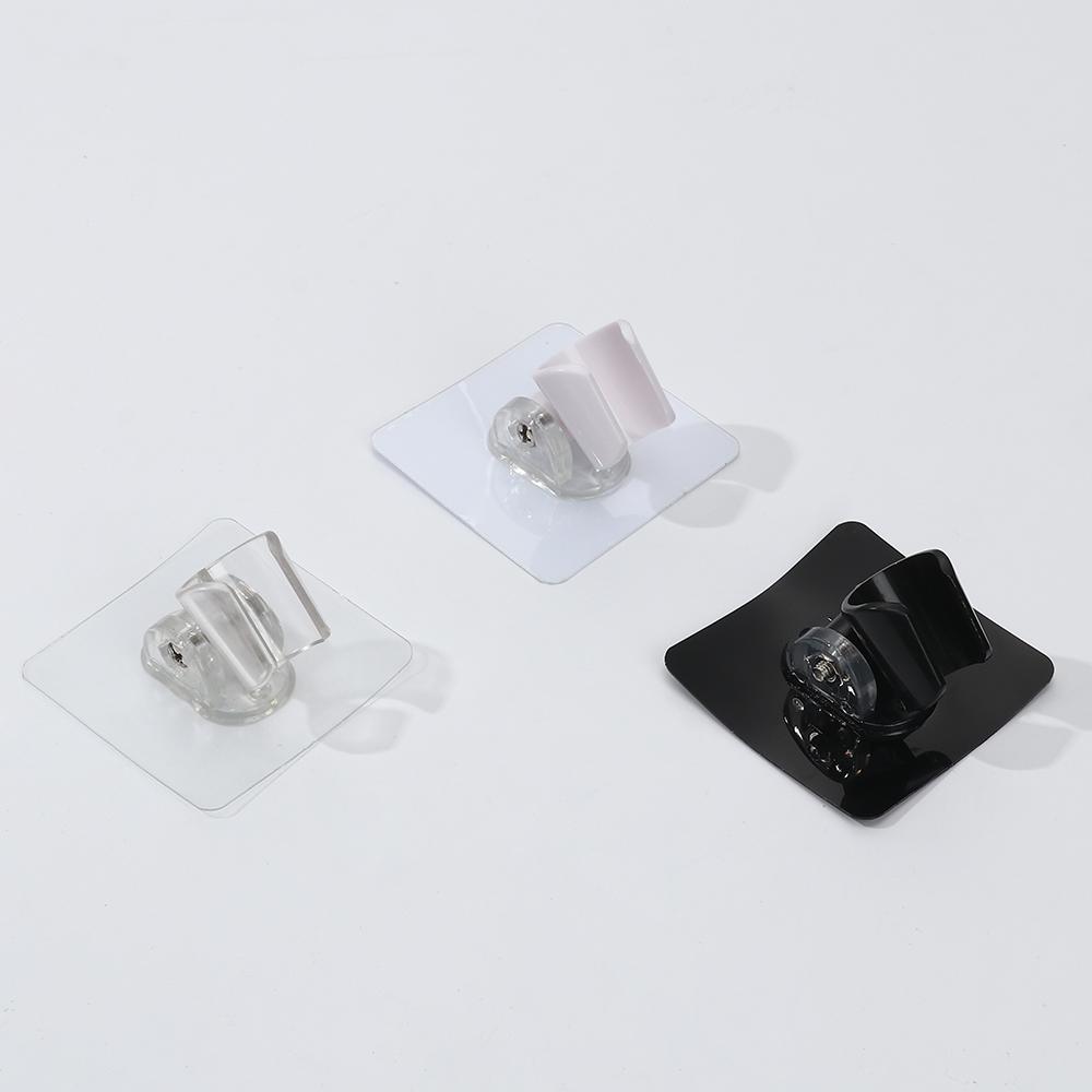 Accessories Adjustable Self-adhesive Bathroom Hooks Wall Rack Shower Head Holder Shower Bracket