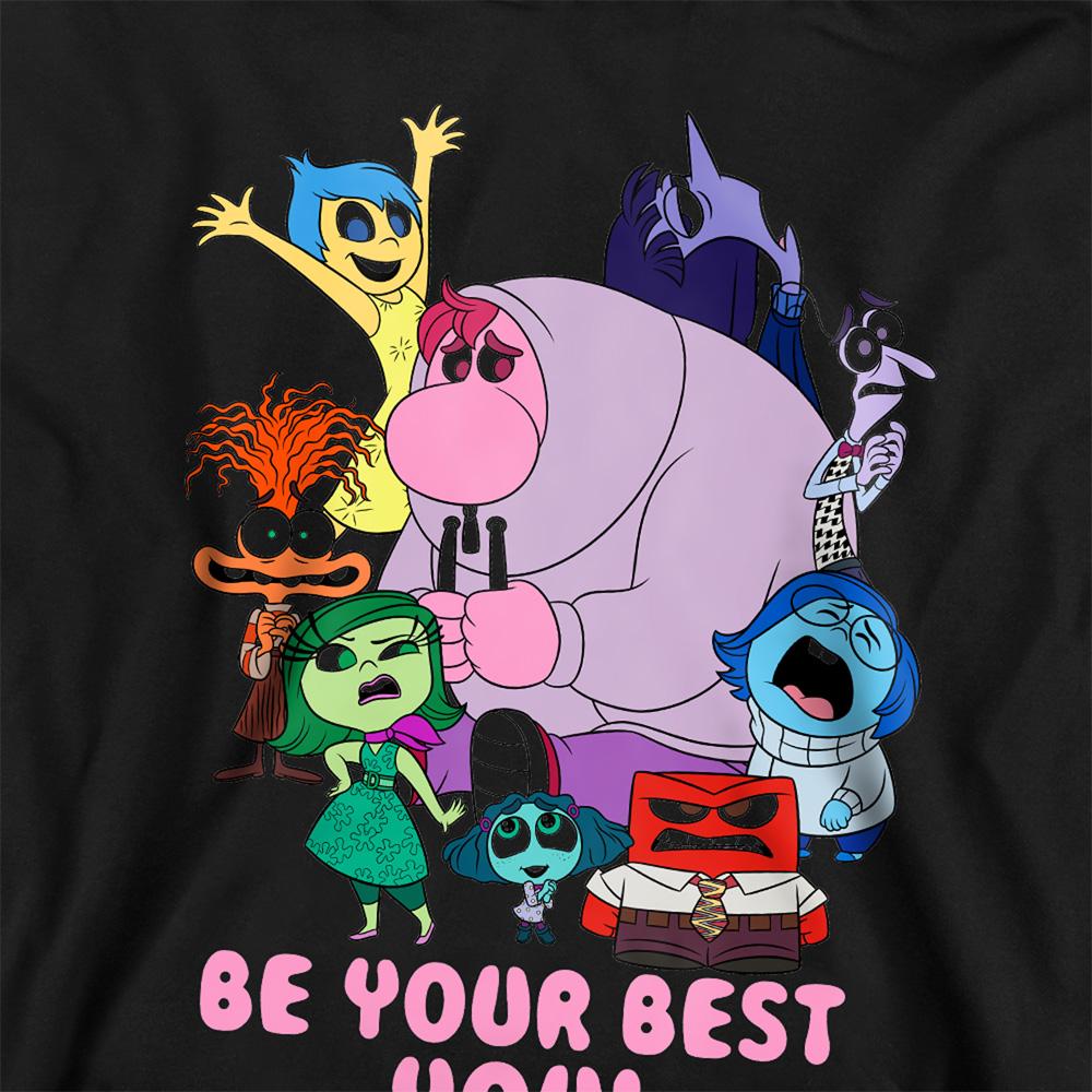 Inside Out 2 Childrens/Kids Be Your Best You Heather Hoodie