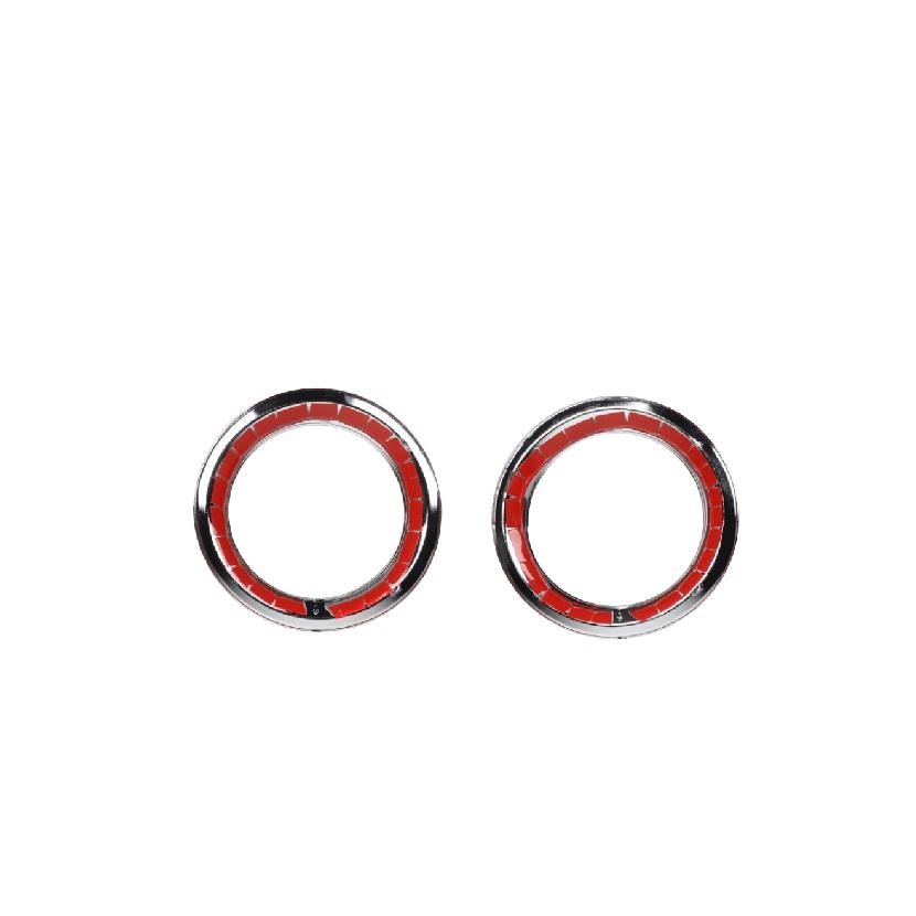 Передняя противотуманная фара автомобиля, декоративная кольцевая крышка для Jeep Renegade 2022, капоты для ламп, стильный экстерьер