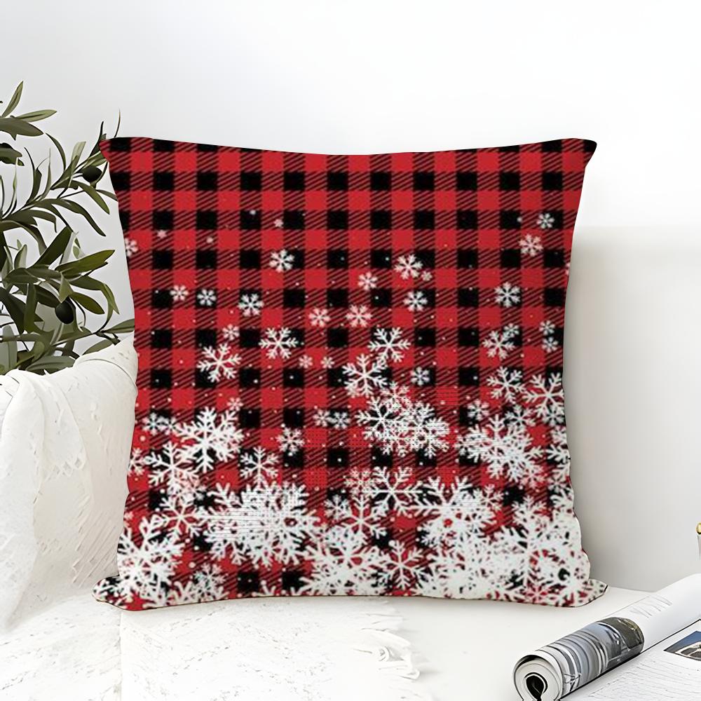 Snowflakethemed winter home decor pictures Pillow Case linen pillow case sofa home decor cushion cover cushion cove