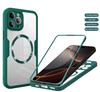 Чехол для телефона с полной защитой на 360° Magsafe для iPhone 16 15 13 11 14 12 Pro Max 16 15 Plus Funda Беспроводная зарядка Противоударный чехол