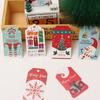 with Rope Santa Claus Gift Wrapping Christmas Paper Tags Xmas Decorations Gift Cards Hanging Label
