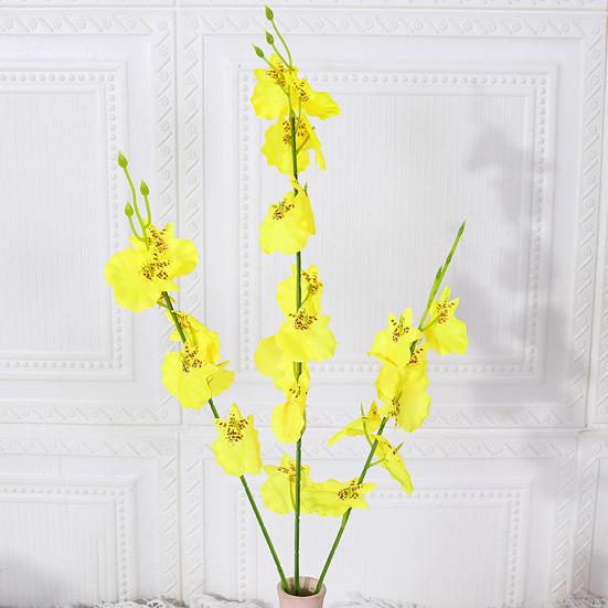 Искусственные орхидеи 3 ветки реалистичный красочный искусственный цветок свадьба дом офис стол