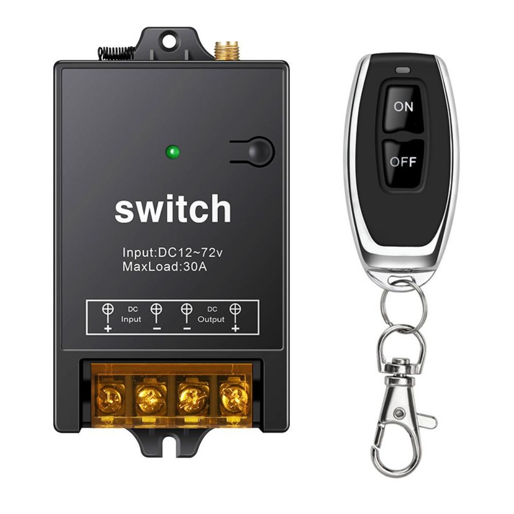Микро приемник переключатель дистанционного управления DC 12V-72V контроллер светодиодной лампы мини реле умный переключатель вентиляторы