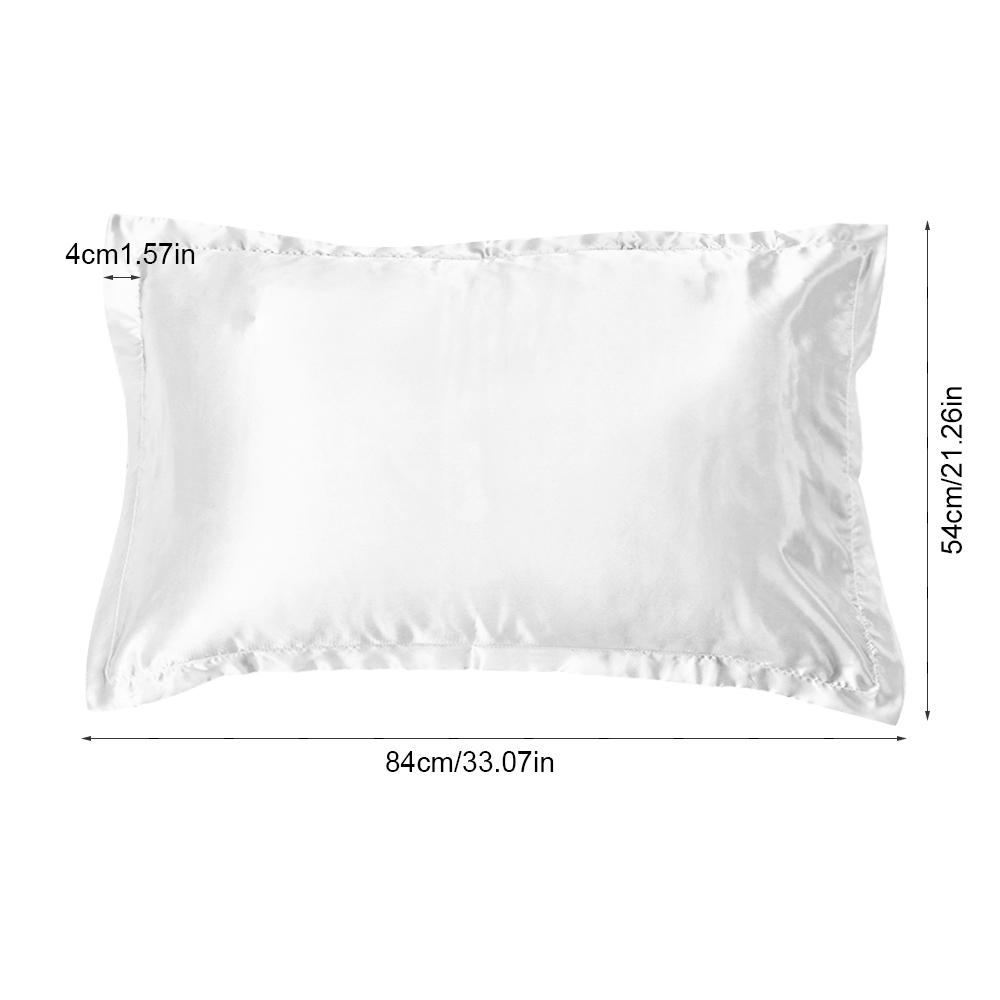 2 шт. атласная наволочка из чистого шелка, краткий цвет для закрытия конверта, атласная наволочка для подушки, защита для женщин, роскошь, бесплатная доставка, горячая распродажа 2025 г.