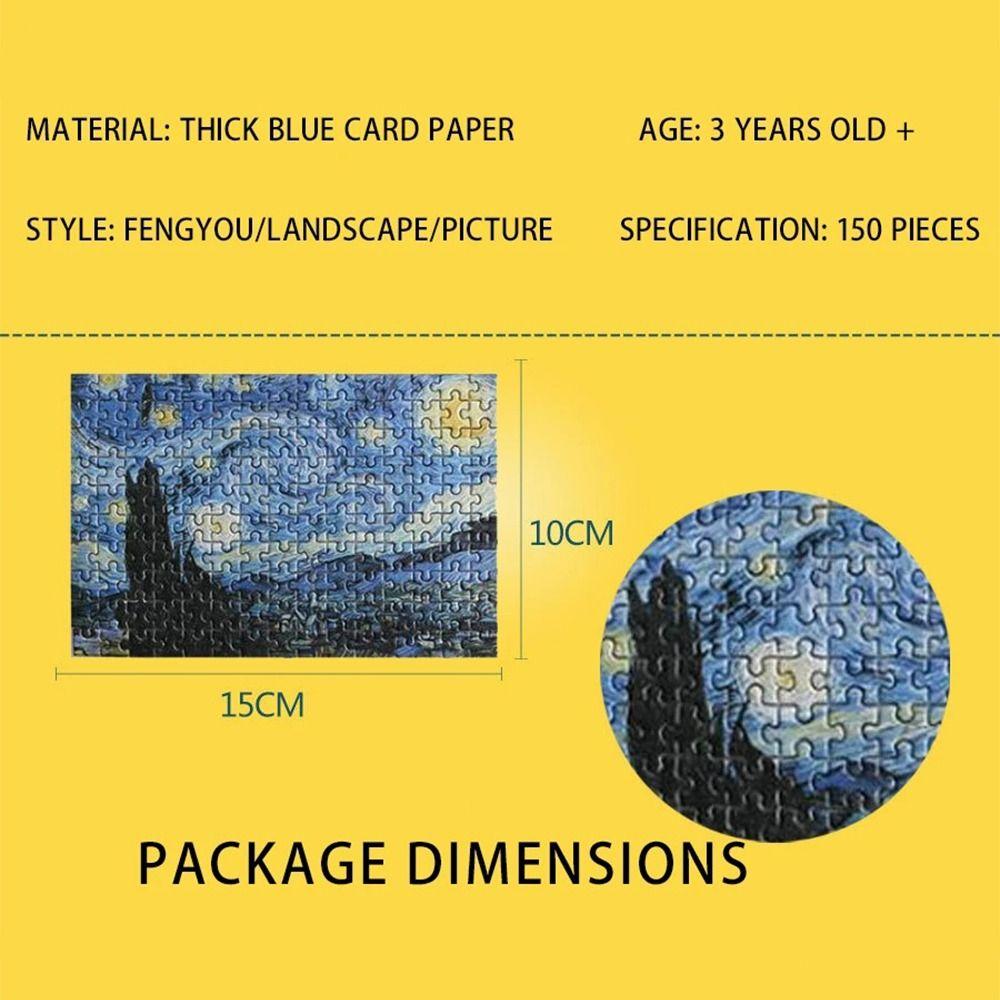 150PCS/Set Mini Jigsaw Puzzles Gifts Decompression Game High Quality Puzzle Game Adult Children