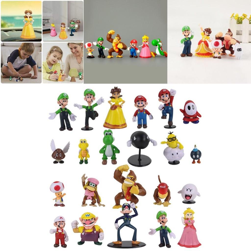 Amazing Super Mario Bros Action Figures Toys Perfect For Cake Decoration Collectibles And More