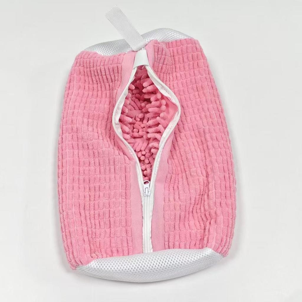 Shoe Washing Bag Sneakers Laundry Shoes Net Protector Fluffy Microfiber Machine Laundry Bag Drying Bags