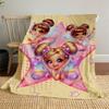 Fairy Princess Star Outdoor Flannel Blankets, Outdoor travel, Home Blankets, Fan Gifts,Suitable for All Seasons, Christmas Gifts. R1127139