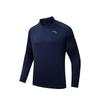 Running Series Solid Color Long Sleeve T-Shirt Men Tops Midnight-Blue 952435402-6