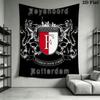 Feyenoord Rotterdam Wall Hanging Printed Fabric Blanket Decorative Tapestries for Bedroom Living Room Home Decor