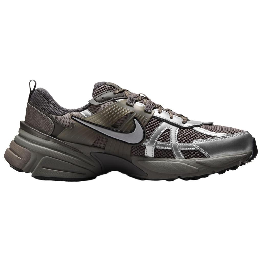 Nike V2K Run Cave Stone Metallic Silver Men Sneakers Brown Flat-Pewter Medium-Ash HQ1678-200