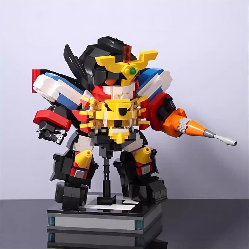 Строительный блок M Совместим с Lego ТВ-аниме «Король Храбрых» Гаогайгар Креативная сборка Sd Модель меха